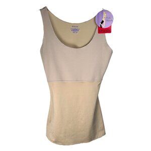 Spanx Small Compression Nude Tank Top Camisole Figure Flattering